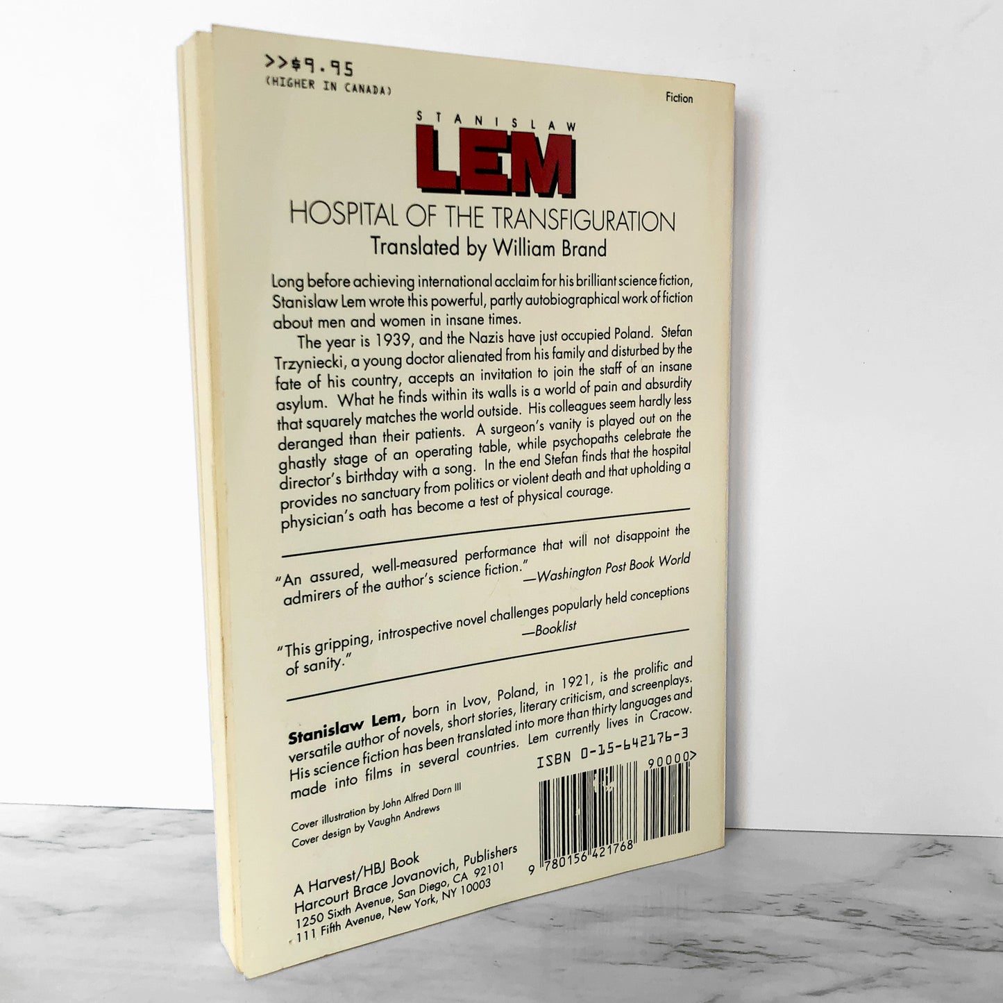 Hospital of the Transfiguration by Stanisław Lem [TRADE PAPERBACK] 1991