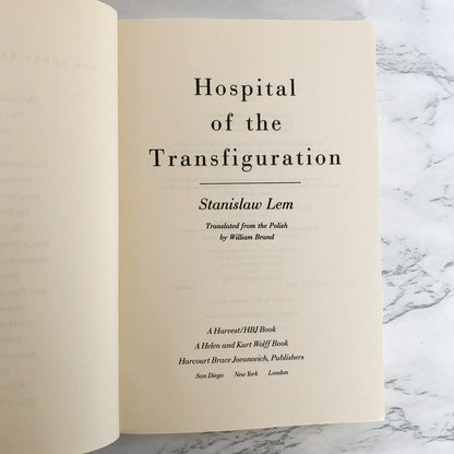 Hospital of the Transfiguration by Stanisław Lem [TRADE PAPERBACK] 1991