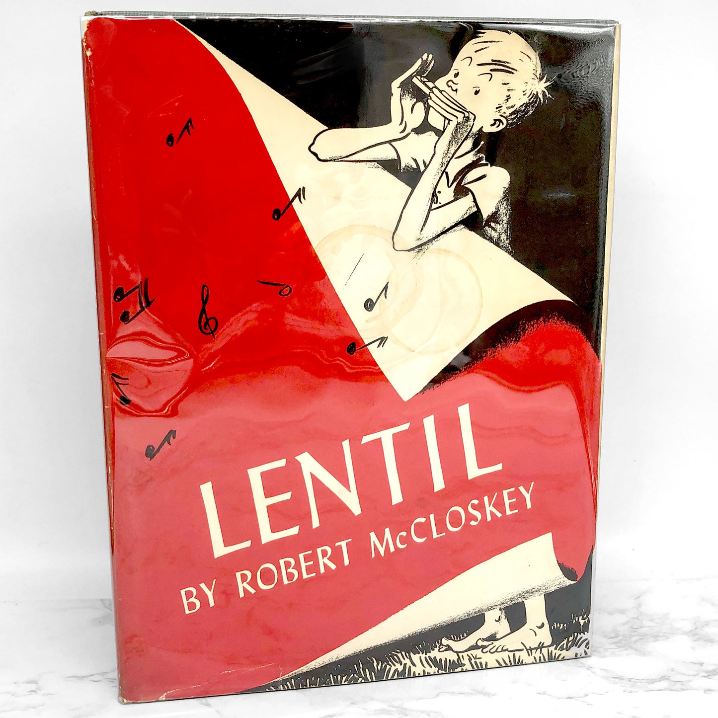 Lentil by Robert McCloskey [FIRST EDITION • 12th PRINTING] 1968 • The Viking Press