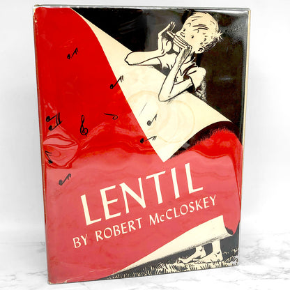 Lentil by Robert McCloskey [FIRST EDITION • 12th PRINTING] 1968 • The Viking Press