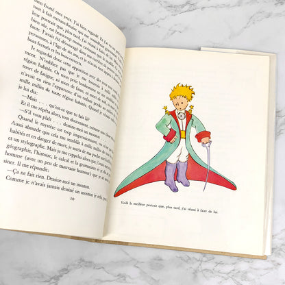 Le Petit Prince [The Little Prince] by Antoine de Saint-Exupéry [FRENCH HARDCOVER RE-PRINT] • 1971 • Harcourt