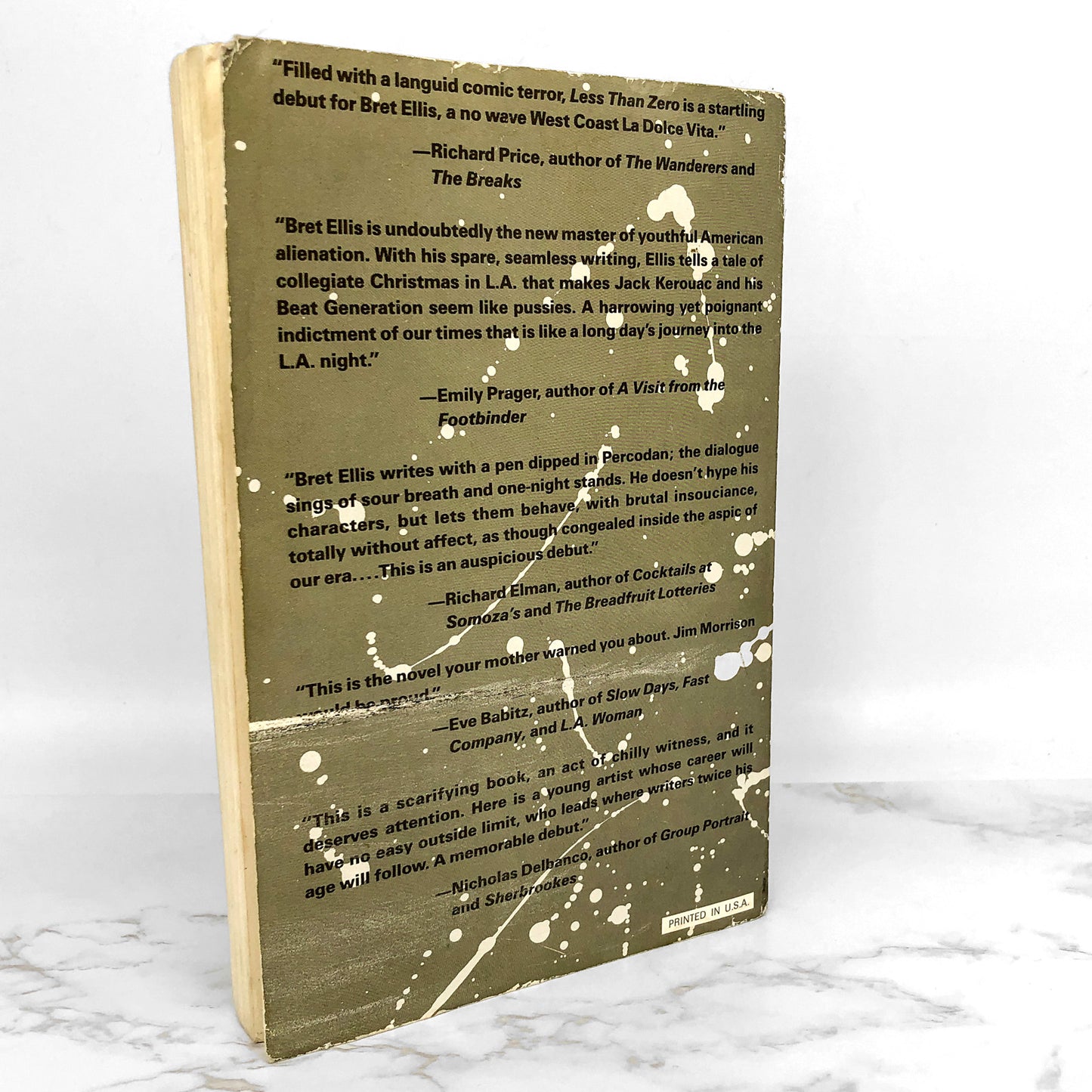 Less Than Zero by Bret Easton Ellis [FIRST EDITION PAPERBACK] 1985