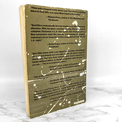 Less Than Zero by Bret Easton Ellis [FIRST EDITION PAPERBACK] 1985