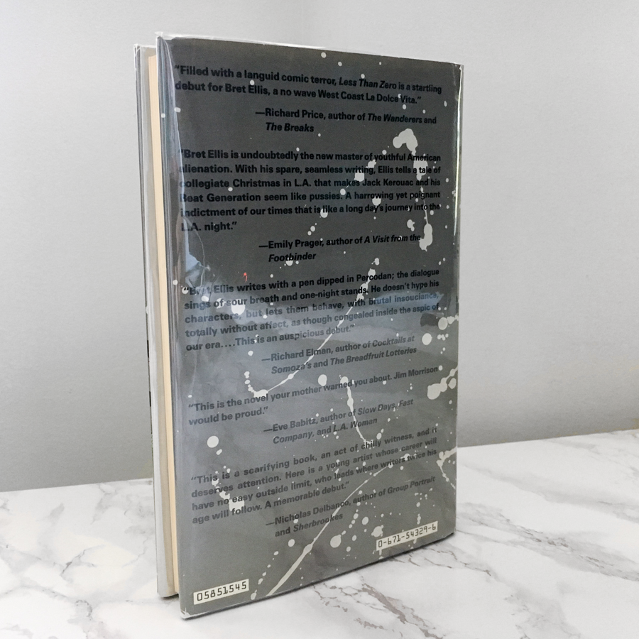 Less Than Zero by Bret Easton Ellis [FIRST EDITION] - Bookshop Apocalypse