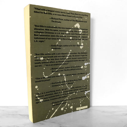 Less Than Zero by Bret Easton Ellis [1985 FIRST PAPERBACK PRINTING]