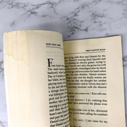 Less Than Zero by Bret Easton Ellis [FIRST EDITION PAPERBACK] 1985