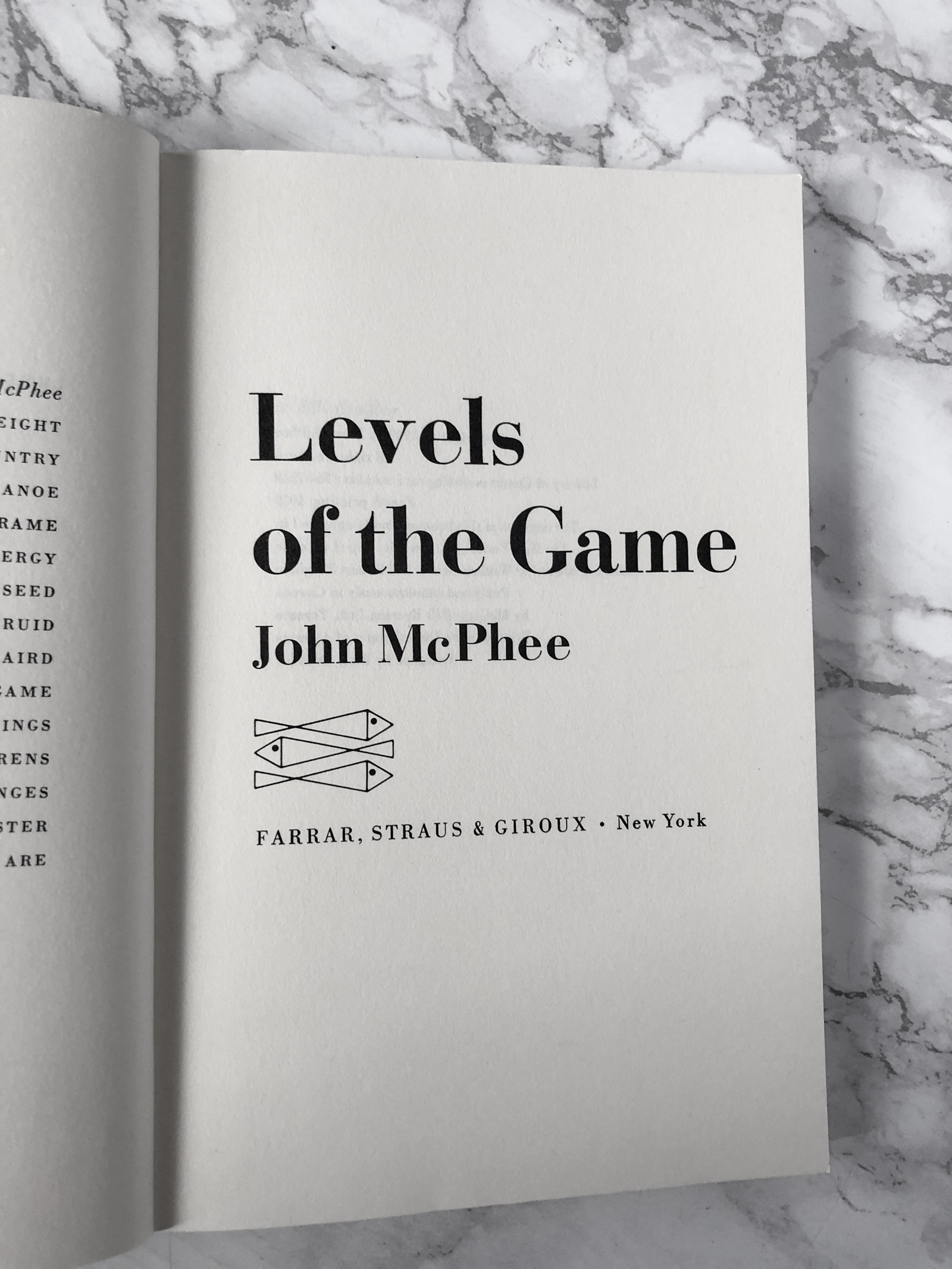 Levels of the Game by John McPhee [TRADE PAPERBACK / 1979] - Bookshop Apocalypse