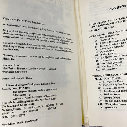 The Complete Illustrated Works of Lewis Carroll [LEATHER-BOUND OMNIBUS] 1982