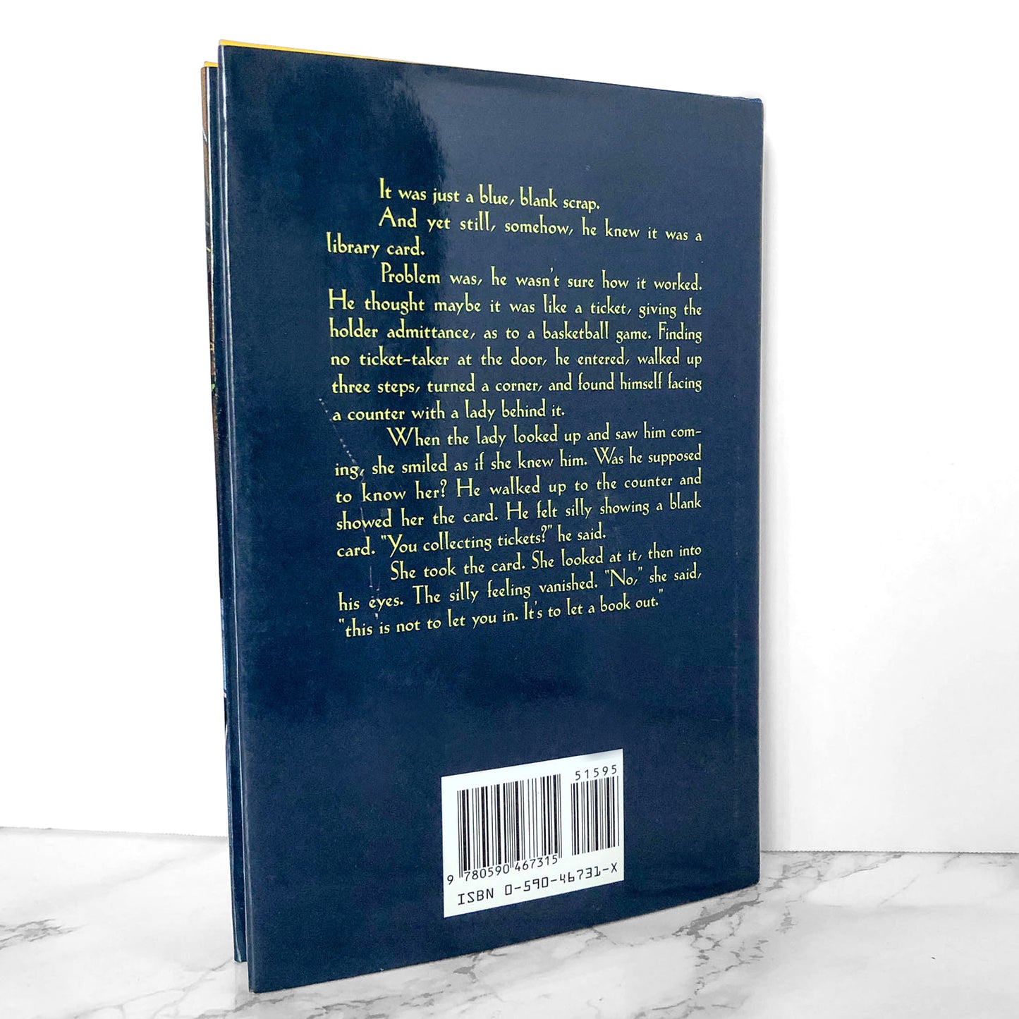 The Library Card by Jerry Spinelli [FIRST EDITION / FIRST PRINTING] 1997