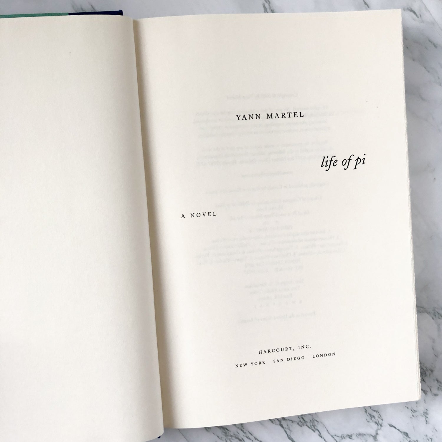 Life of Pi by Yann Martel [FIRST EDITION] - Bookshop Apocalypse