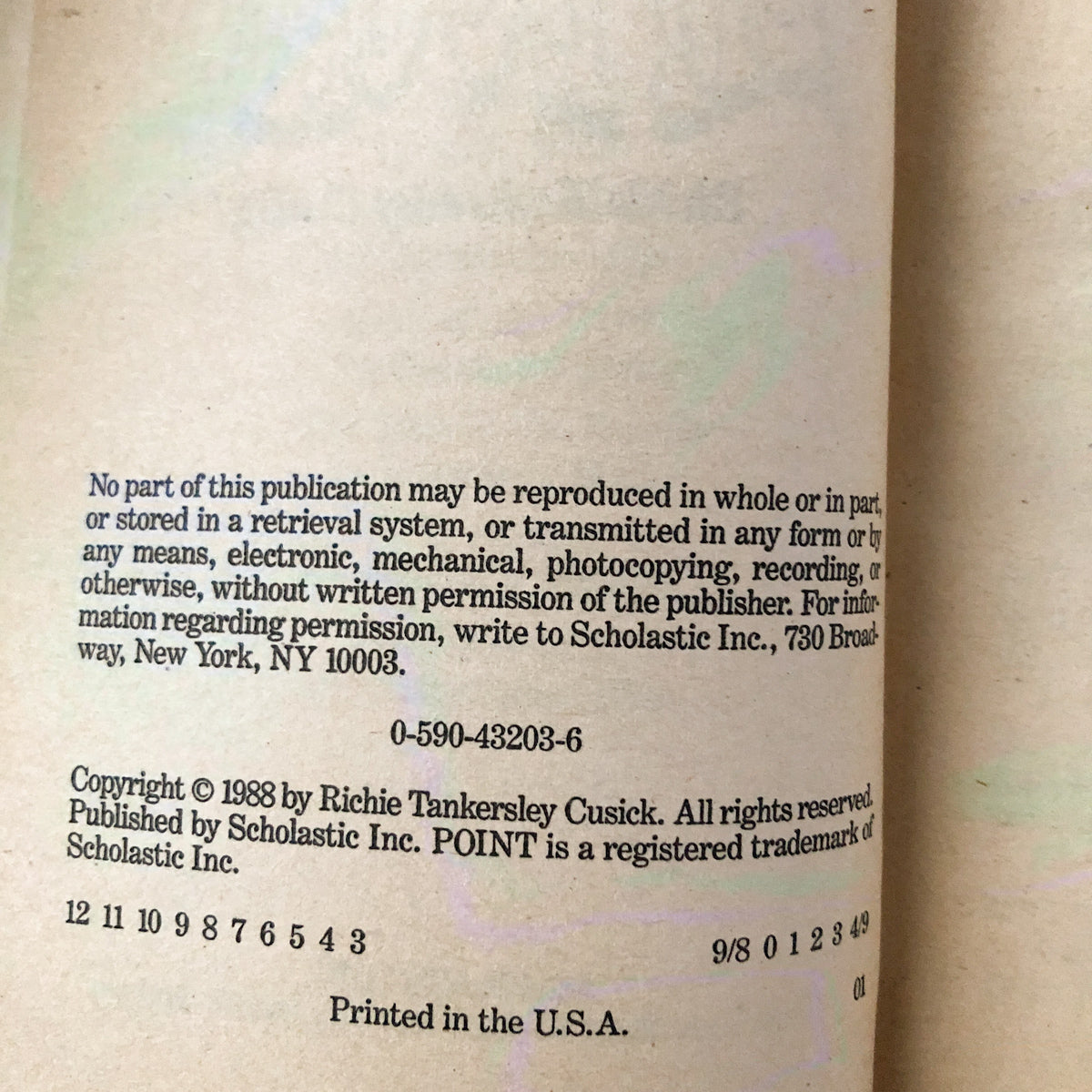 The Lifeguard by Richie Tankersley Cusick [1988 PAPERBACK] - Bookshop Apocalypse