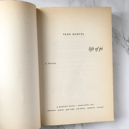 Life of Pi by Yann Martel [TRADE PAPERBACK / 2001] - Bookshop Apocalypse