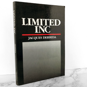 Limited Inc by Jacques Derrida [TRADE PAPERBACK / 1988]