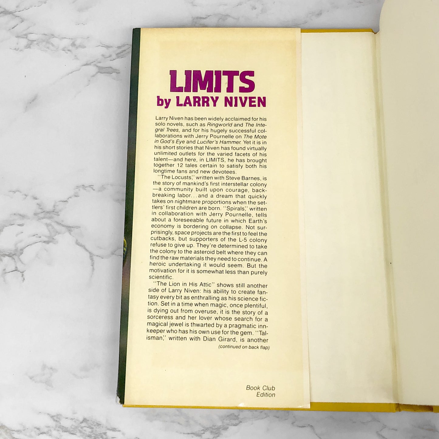 Limits by Larry Niven [1985 HARDCOVER]