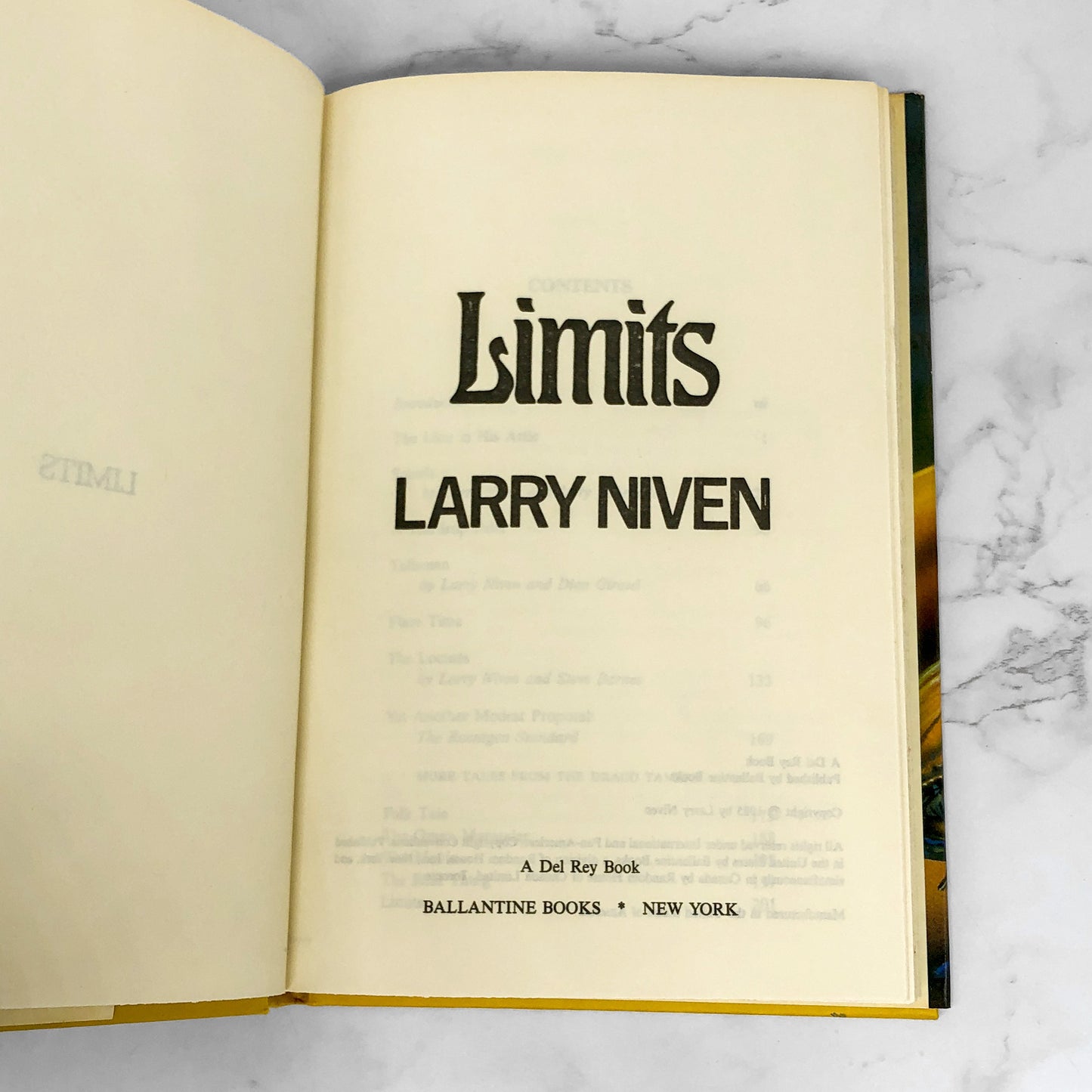 Limits by Larry Niven [1985 HARDCOVER]
