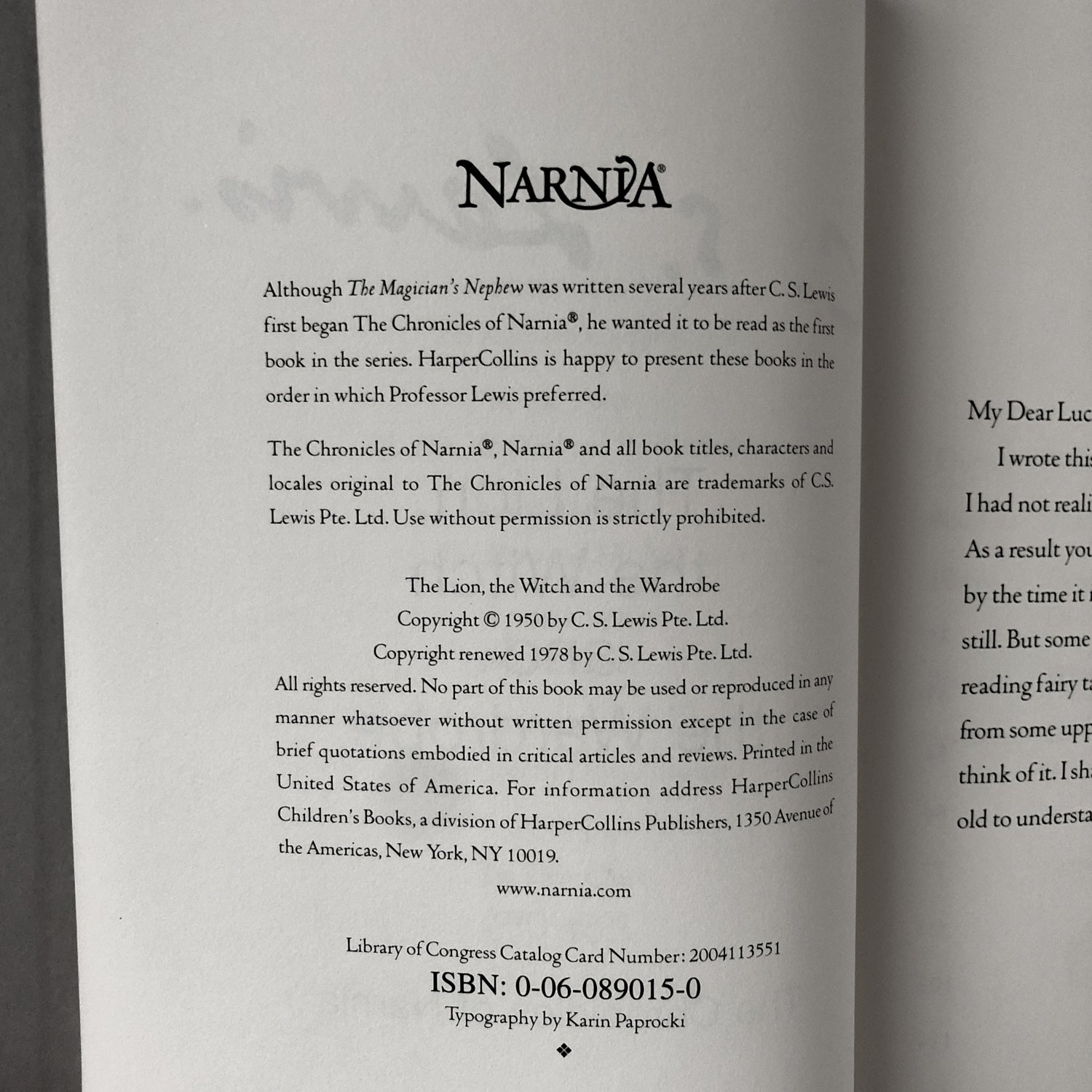 The Lion, The Witch & The Wardrobe by C.S. Lewis [MOVIE TIE-IN HARDCOVER] - Bookshop Apocalypse