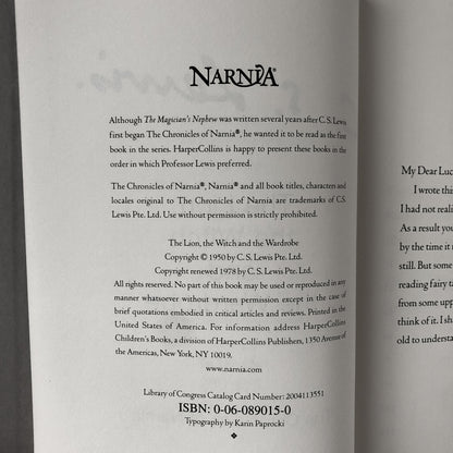 The Lion, The Witch & The Wardrobe by C.S. Lewis [MOVIE TIE-IN HARDCOVER] - Bookshop Apocalypse