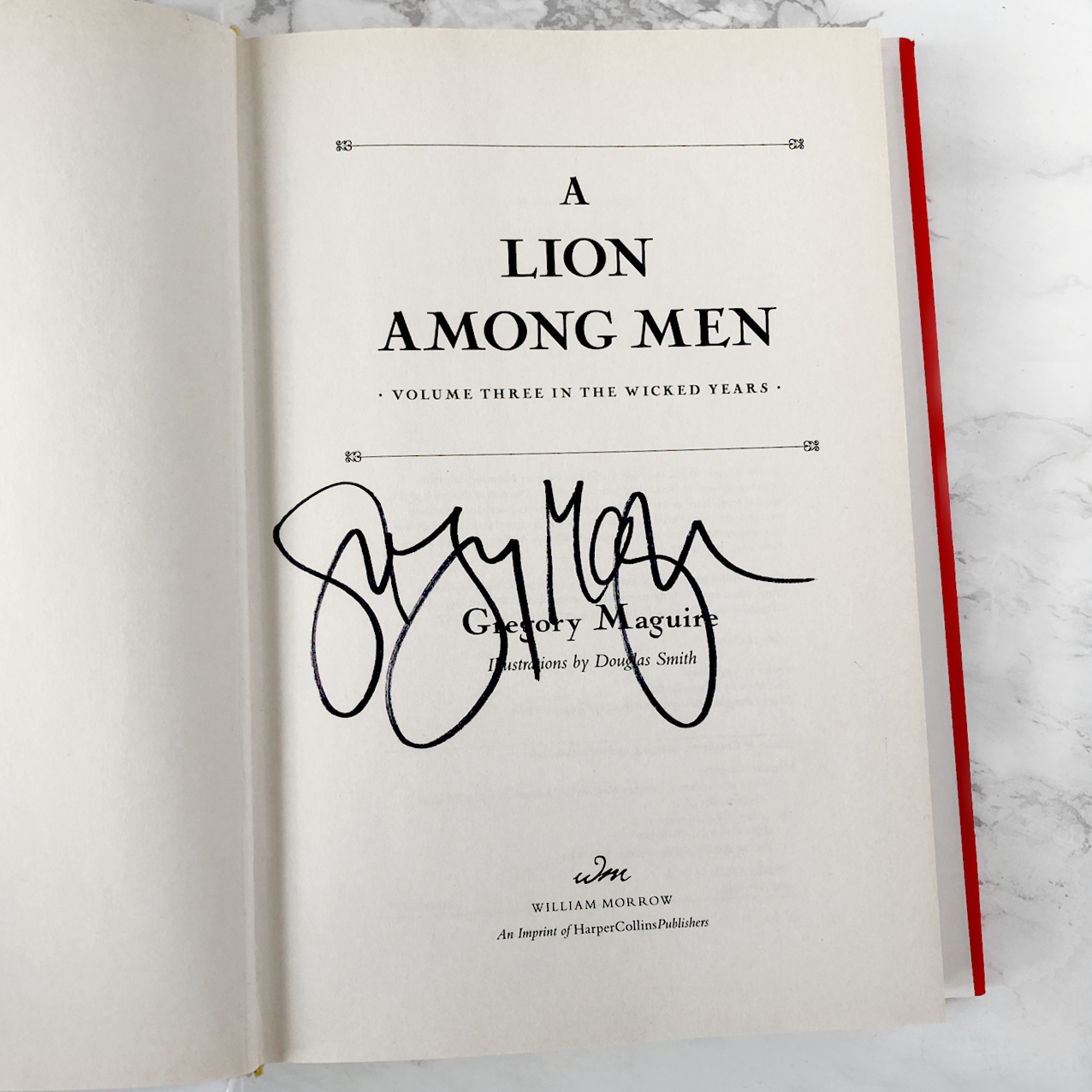 A Lion Among Men by Gregory Maguire SIGNED! [FIRST EDITION / FIRST PRINTING]