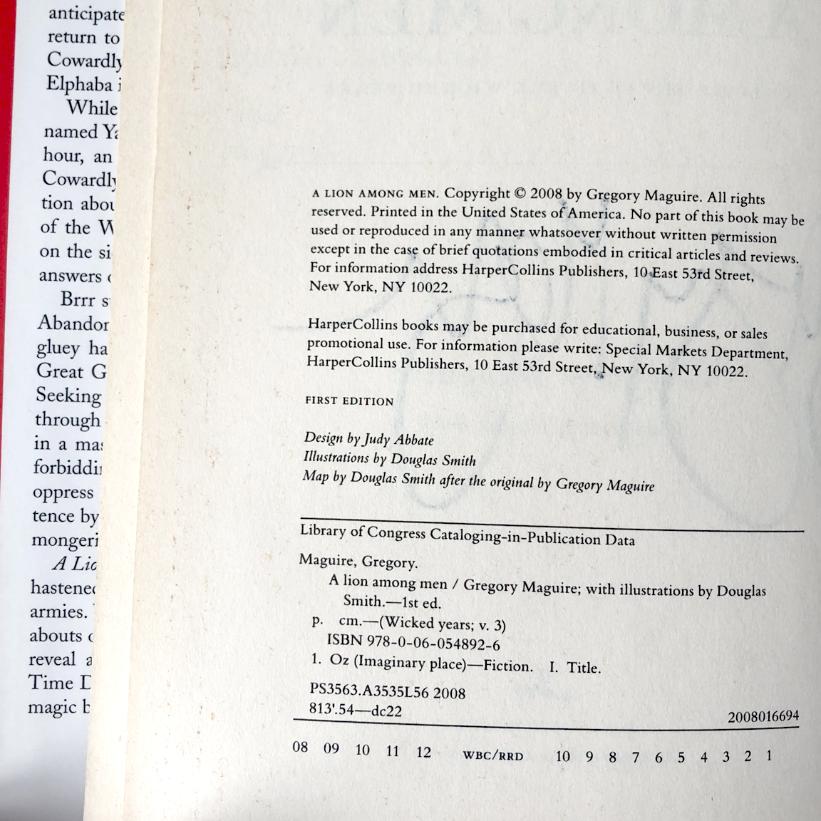 A Lion Among Men by Gregory Maguire SIGNED! [FIRST EDITION / FIRST PRINTING]