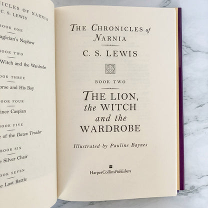The Lion, The Witch & The Wardrobe by C.S. Lewis [1994 HARDCOVER] Chronicles of Narnia #2