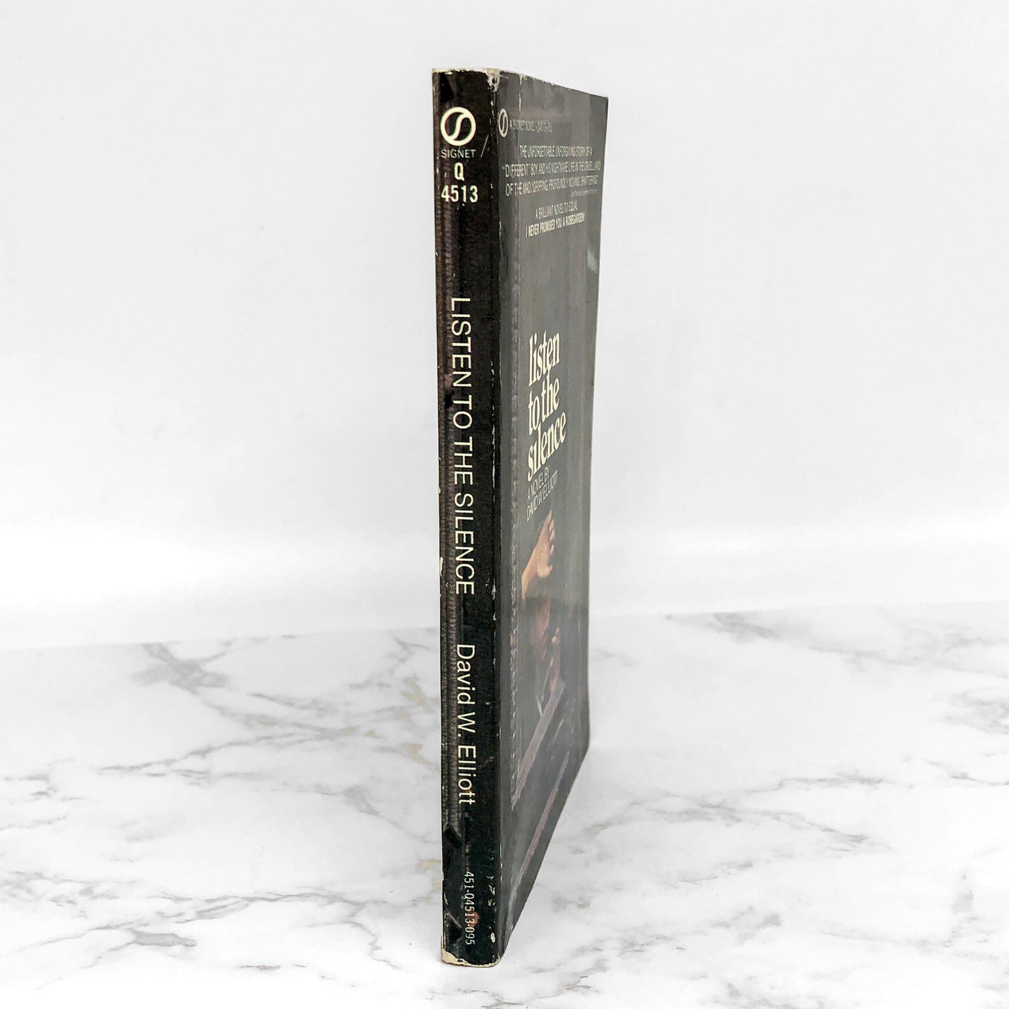 Listen to the Silence by David W. Elliott [FIRST PAPERBACK PRINTING] 1971