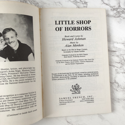 Little Shop of Horrors by Howard Ashman [1985 TRADE PAPERBACK] - Bookshop Apocalypse
