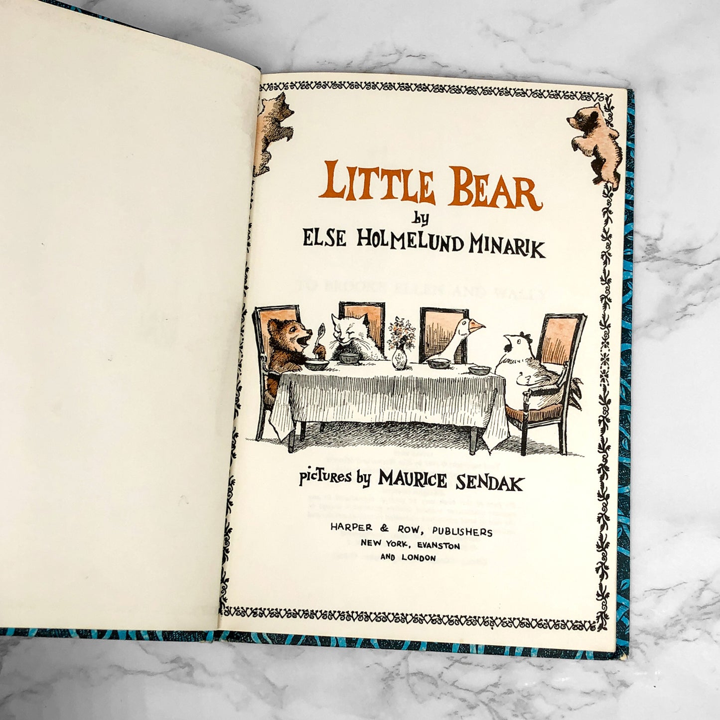 Little Bear by Else Holmelund Minarik & Maurice Sendak [FIRST EDITION] 1957