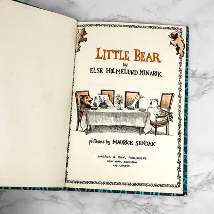 Little Bear by Else Holmelund Minarik & Maurice Sendak [FIRST EDITION] 1957