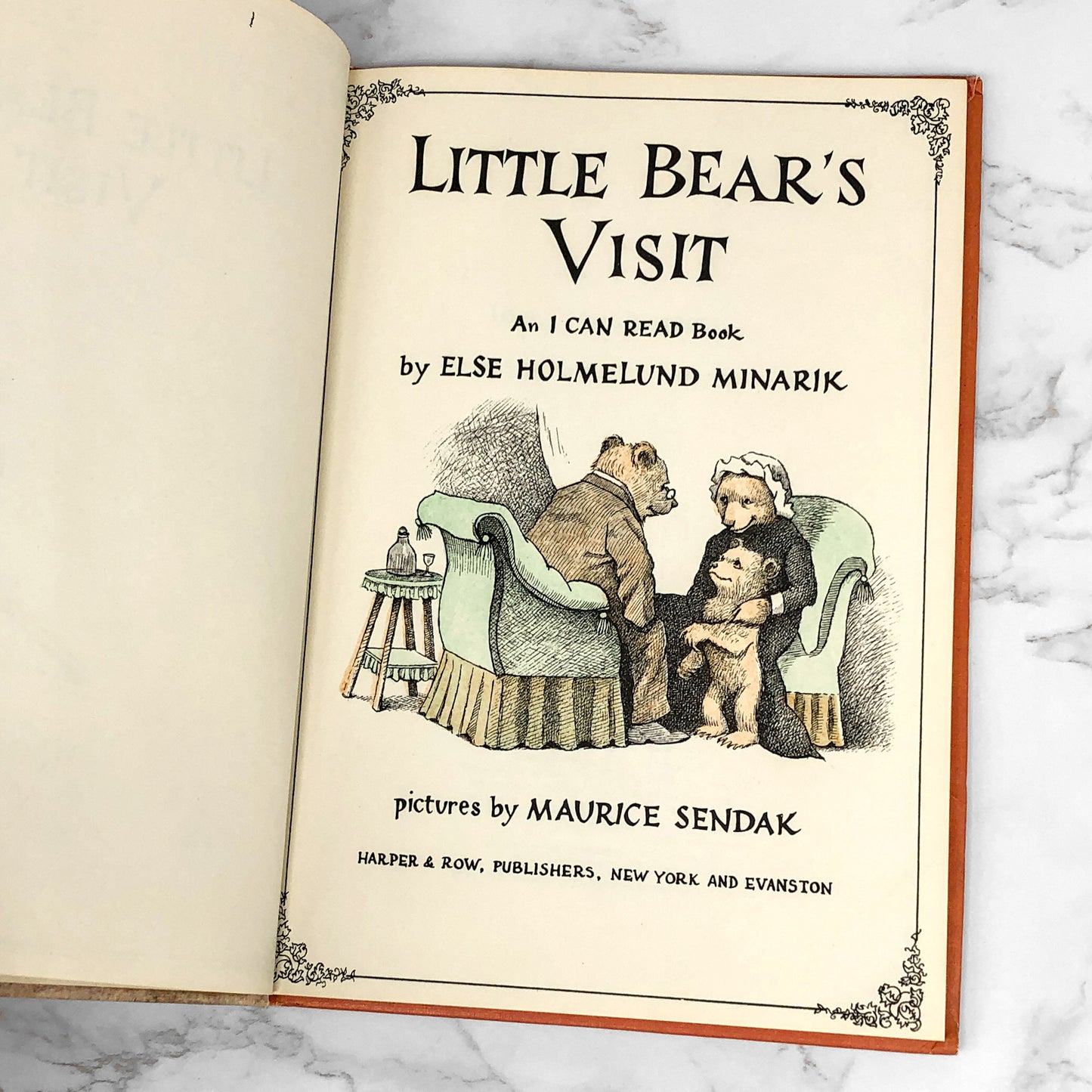 Little Bear's Visit by Else Holmelund Minarik & Maurice Sendak [FIRST EDITION] 1961