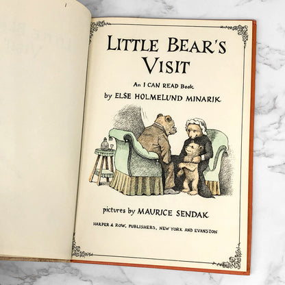 Little Bear's Visit by Else Holmelund Minarik & Maurice Sendak [FIRST EDITION] 1961