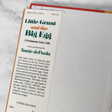 Little Grunt and the Big Egg by Tomie dePaola [FIRST EDITION / FIRST PRINTING] 1990