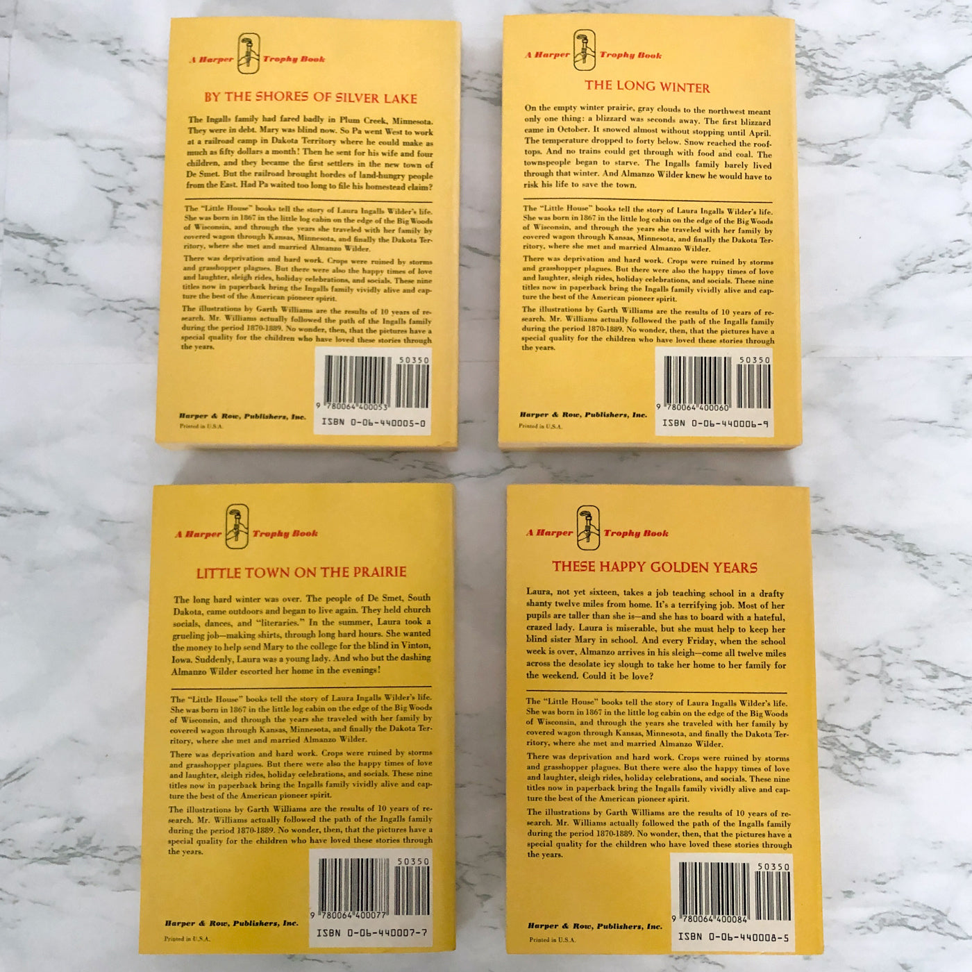 The Little House Books by Laura Ingalls Wilder [1971 PAPERBACK BOX SET]