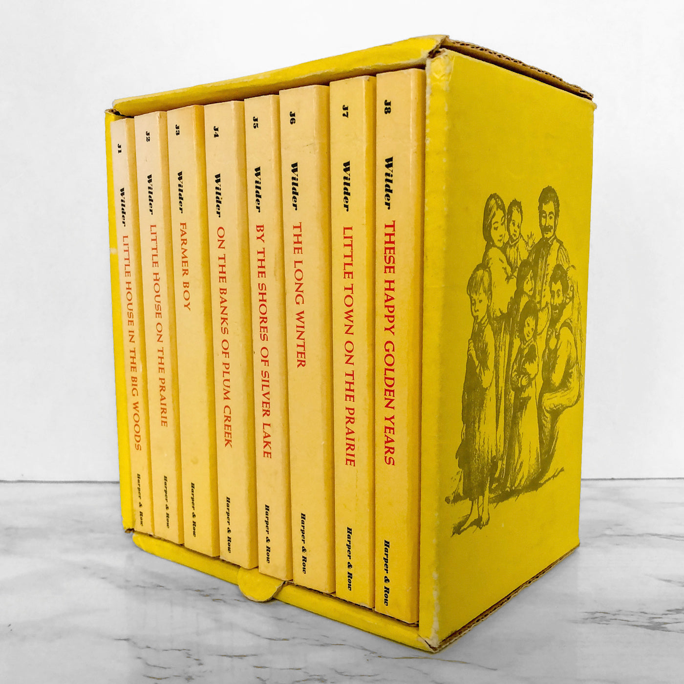 The Little House Books by Laura Ingalls Wilder [1971 PAPERBACK BOX SET]