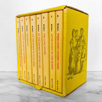 The Little House Books by Laura Ingalls Wilder [1971 PAPERBACK BOX SET]
