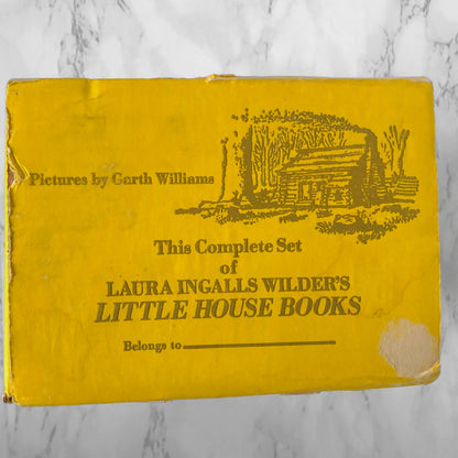 The Little House Books by Laura Ingalls Wilder [1971 PAPERBACK BOX SET]