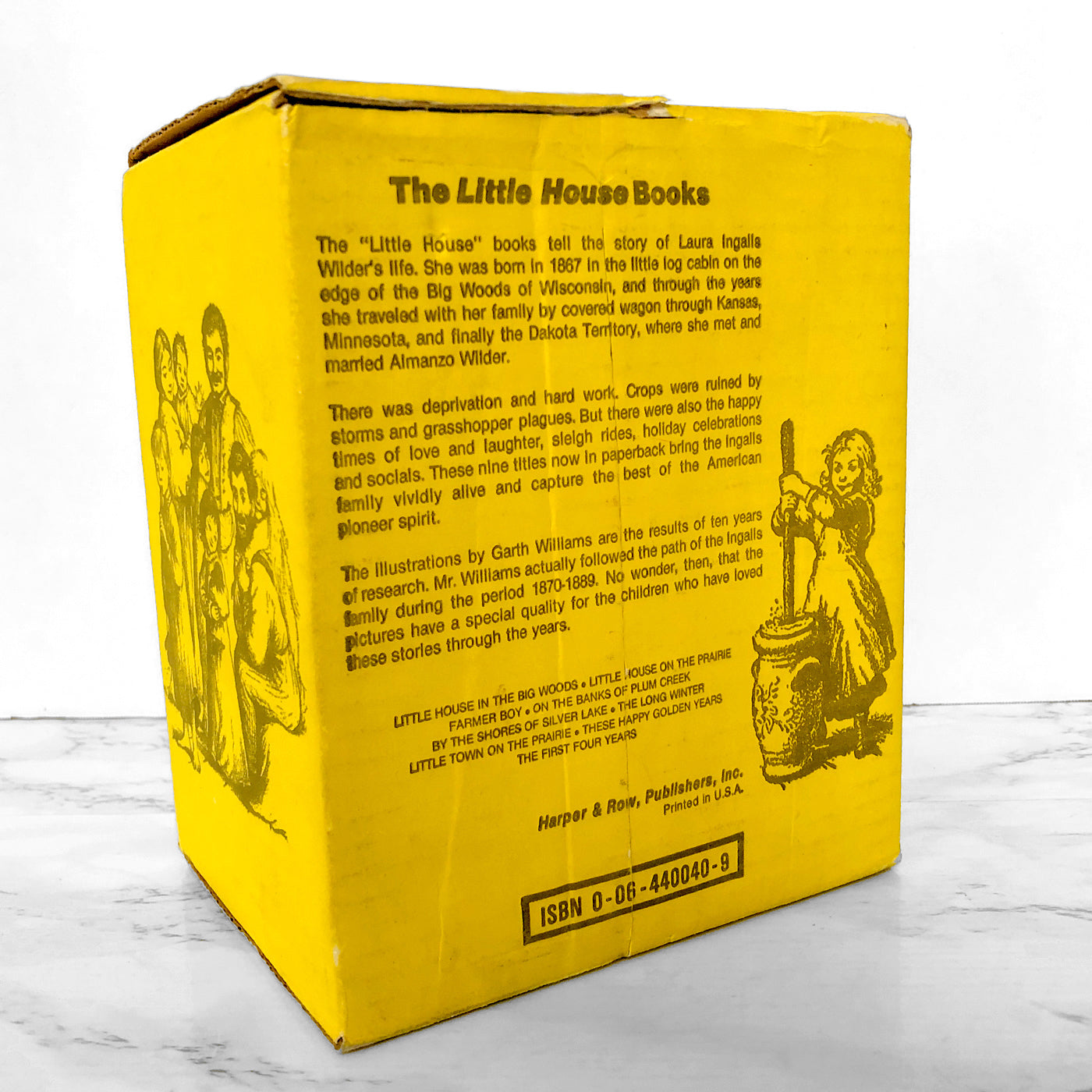 The Little House Books by Laura Ingalls Wilder [1971 PAPERBACK BOX SET]