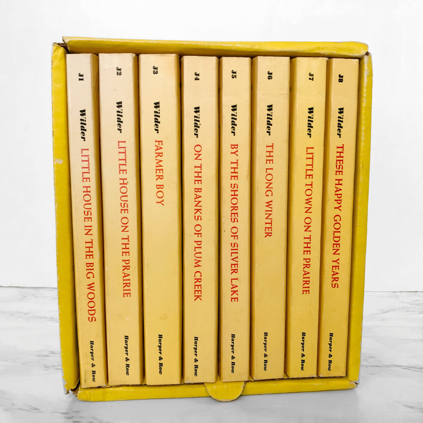 The Little House Books by Laura Ingalls Wilder [1971 PAPERBACK BOX SET]