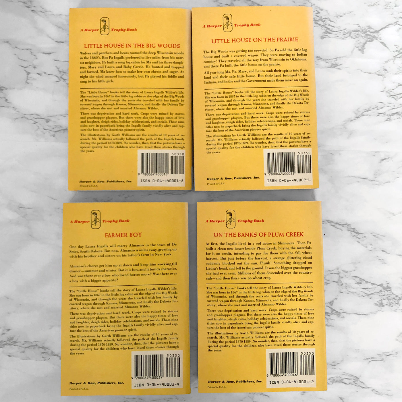 The Little House Books by Laura Ingalls Wilder [1971 PAPERBACK BOX SET]