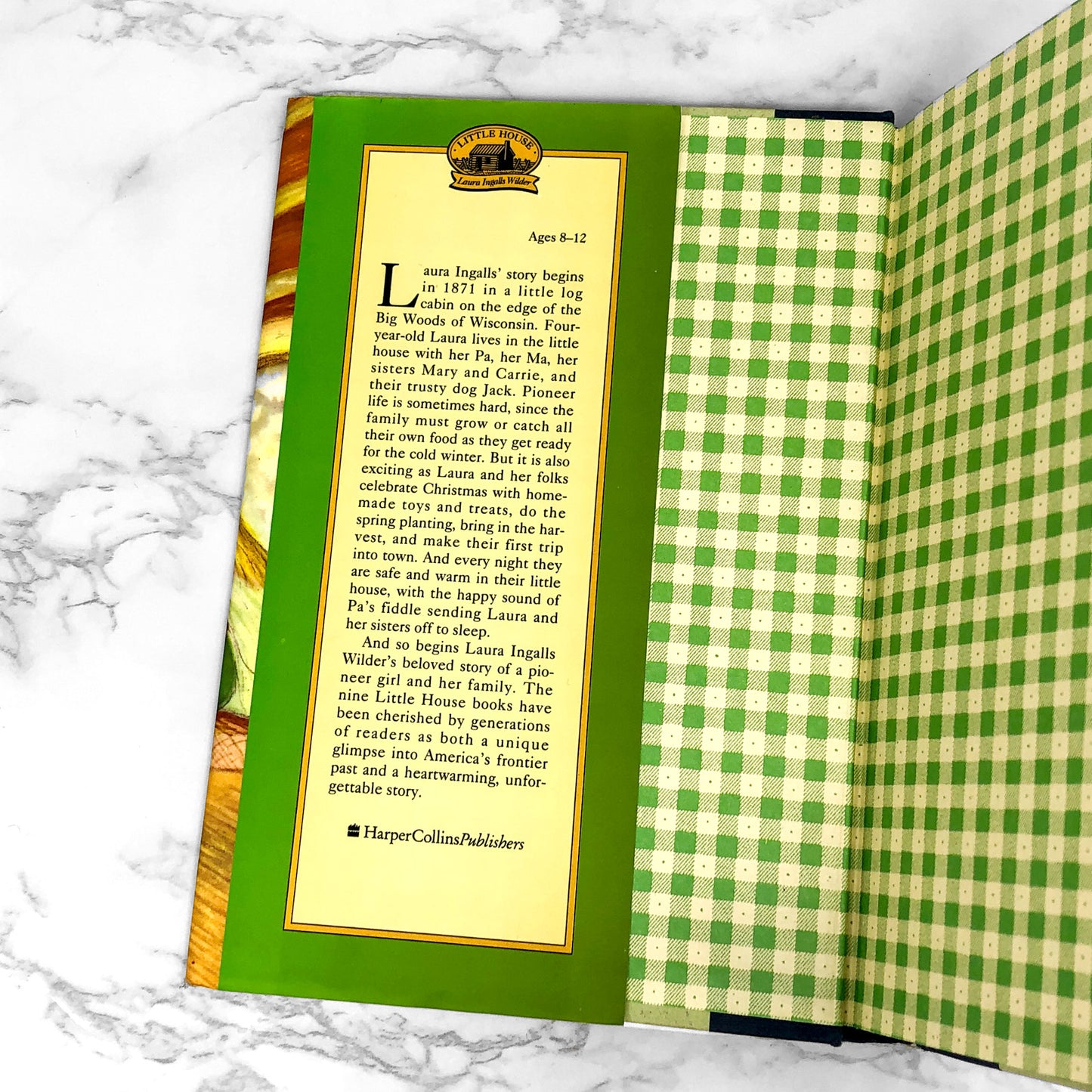 Little House in the Big Woods by Laura Ingalls Wilder [1981 HARDCOVER RE-ISSUE]