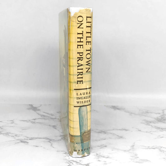 Little Town on the Prairie by Laura Ingalls Wilder • Garth Williams [SECOND HARDCOVER EDITION] 1953 • Harper & Bros. • Little House #7