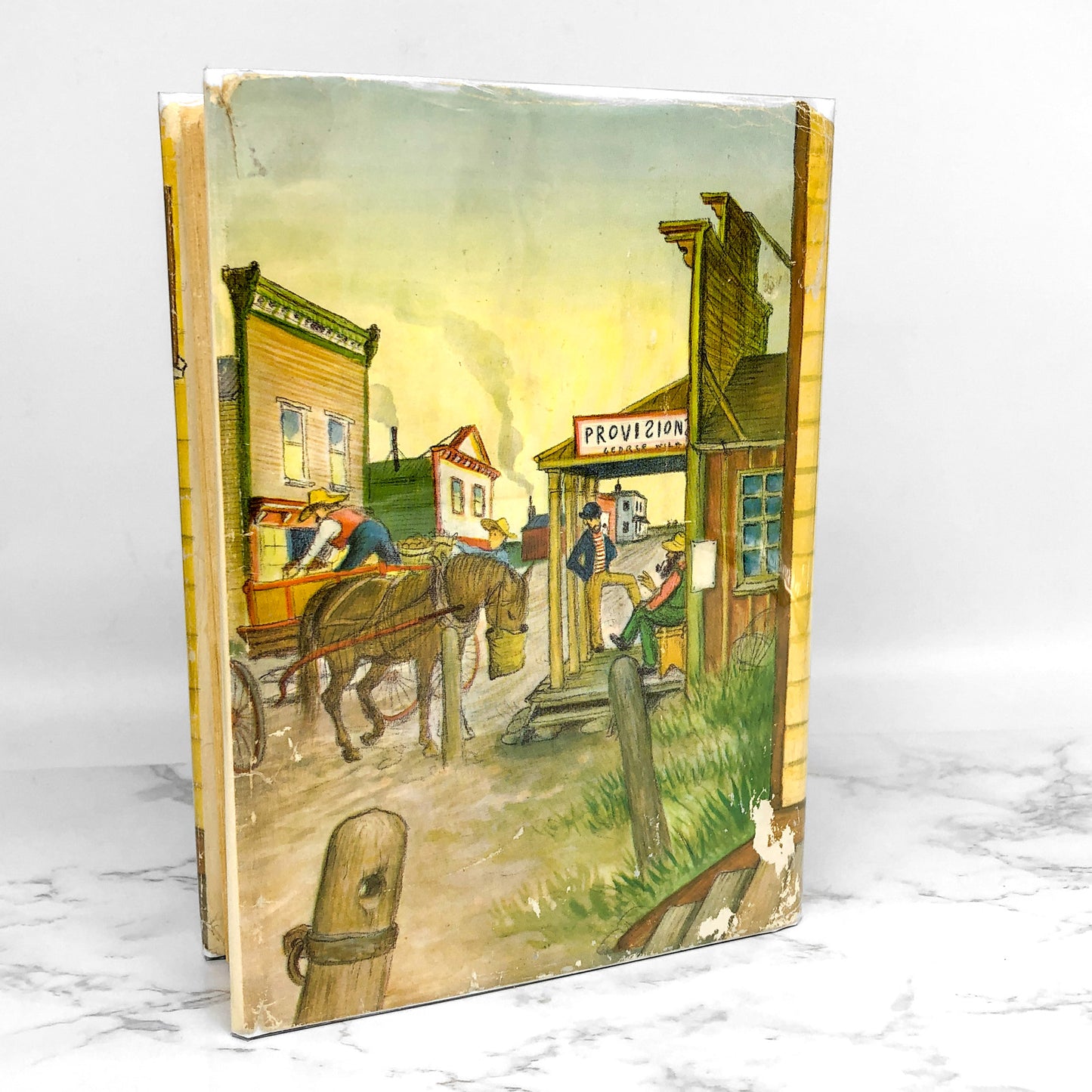 Little Town on the Prairie by Laura Ingalls Wilder • Garth Williams [SECOND HARDCOVER EDITION] 1953 • Harper & Bros. • Little House #7