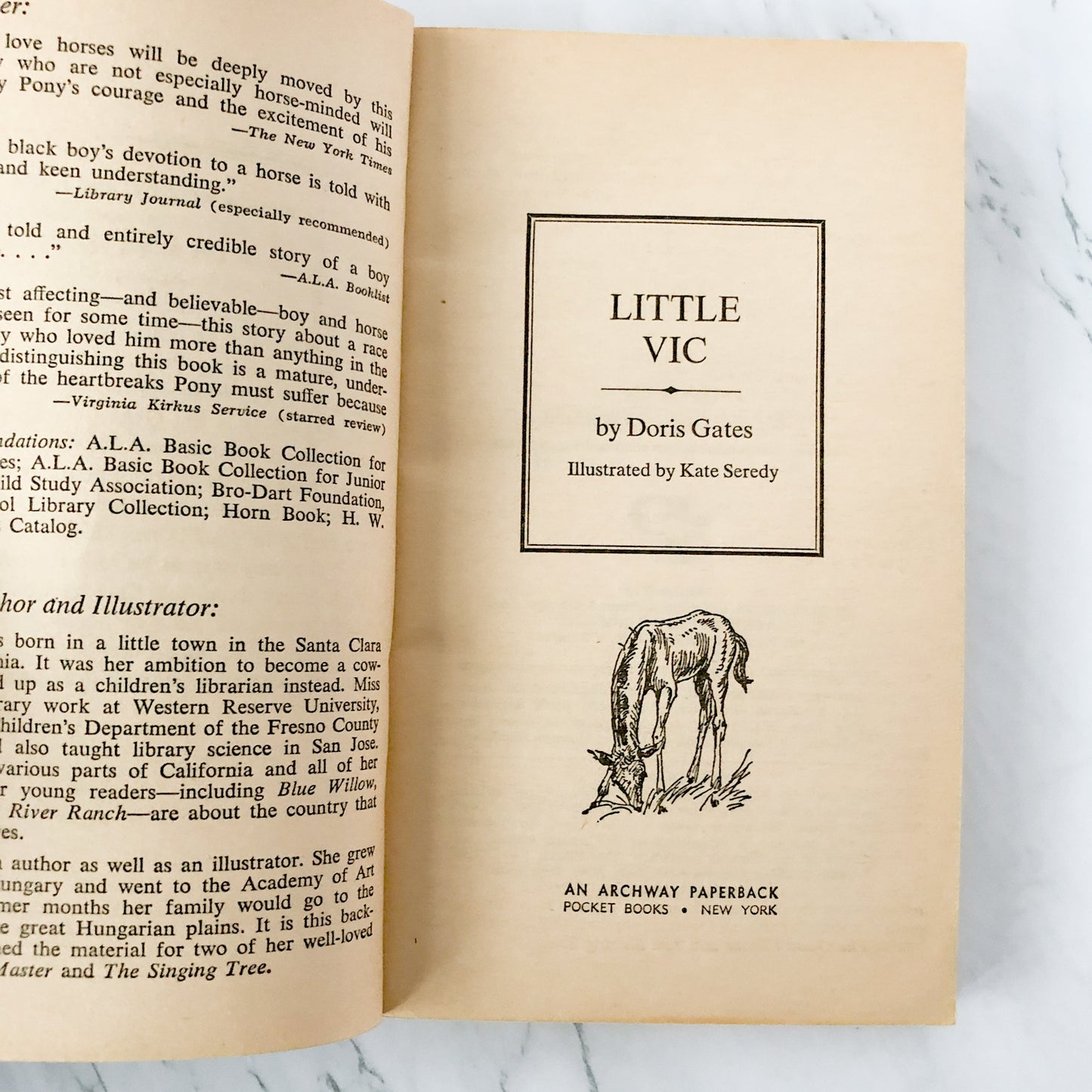 Little Vic by Doris Gates [1977 TV-TIE IN PAPERBACK]