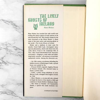 The Lively Ghosts of Ireland by Hans Holzer [FIRST EDITION] 1967 • Bell Publishing