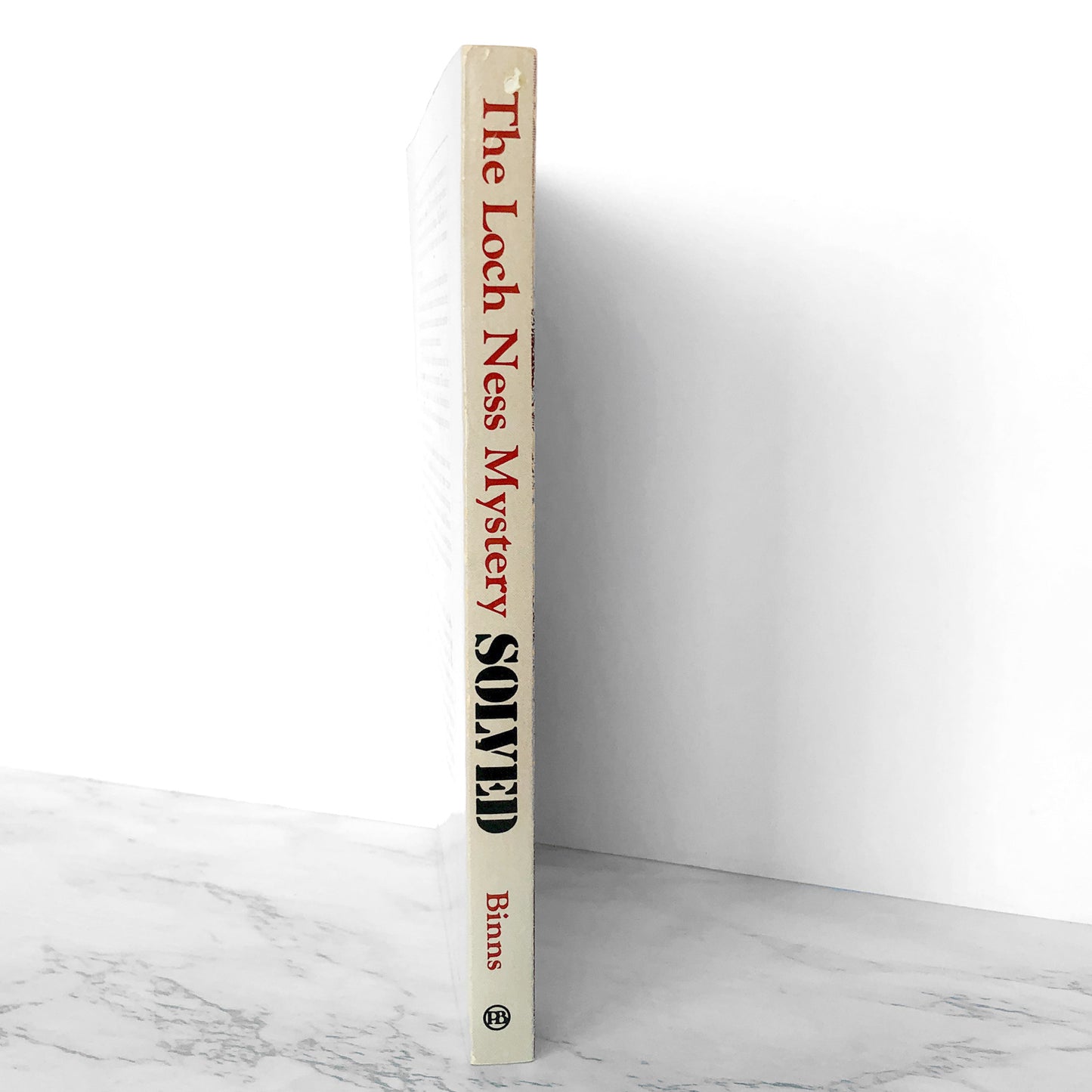 The Loch Ness Mystery Solved by Ronald Binns [1984 U.K. TRADE PAPERBACK]