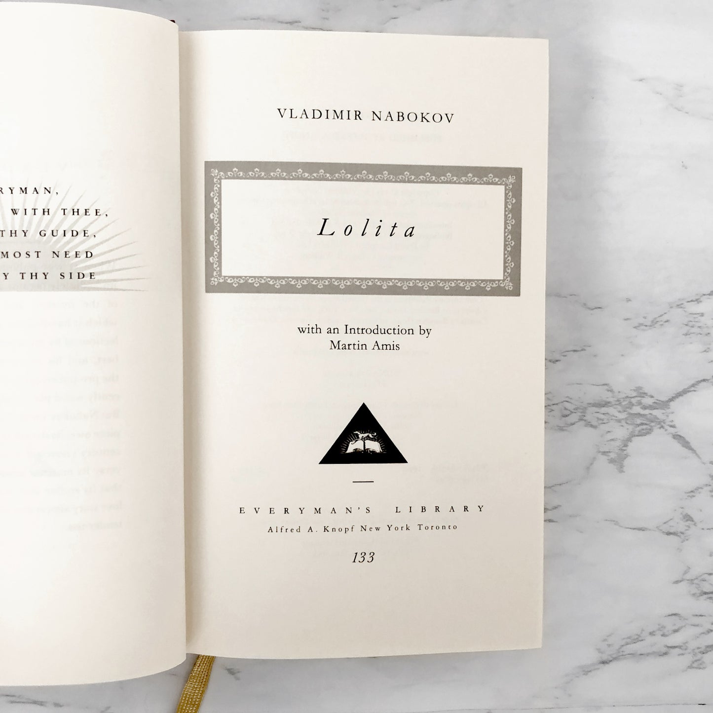 Lolita by Vladimir Nabokov [COLLECTOR'S EDITION HARDCOVER] 1992 • Everyman's Library