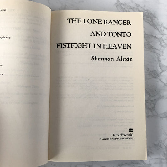 The Lone Ranger and Tonto Fistfight in Heaven by Sherman Alexie [1994 TRADE PAPERBACK] - Bookshop Apocalypse