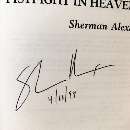 The Lone Ranger & Tonto Fistfight in Heaven by Sherman Alexie SIGNED! [FIRST EDITION] 1993