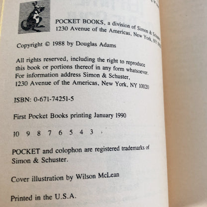 The Long Dark Tea Time of the Soul by Douglas Adams [1990 PAPERBACK]