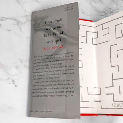 Looking For Alaska by John Green SIGNED! [10th ANNIVERSARY EDITION HARDCOVER]