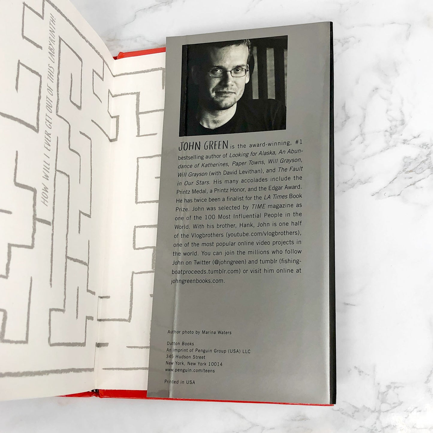 Looking For Alaska by John Green SIGNED! [10th ANNIVERSARY EDITION HARDCOVER]